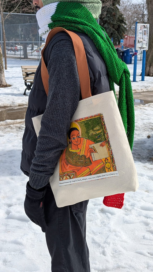 Canvas Tote Bag St. Mark Ethiopian Art