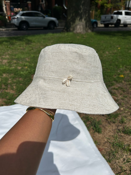 Beige Bucket Hat