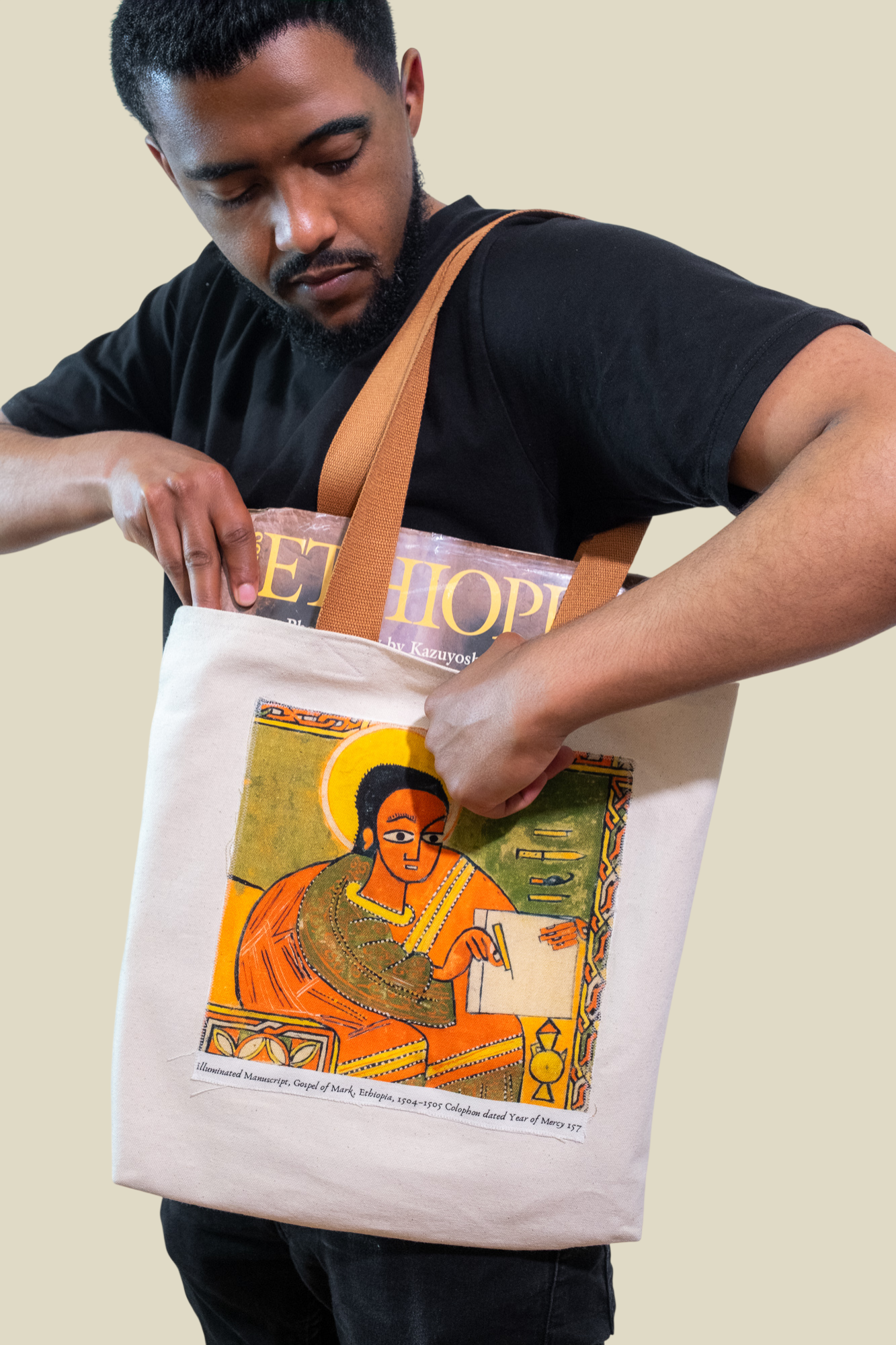 Tote Bag St. Mark Ethiopian Art