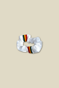 White Habesha Scrunchie