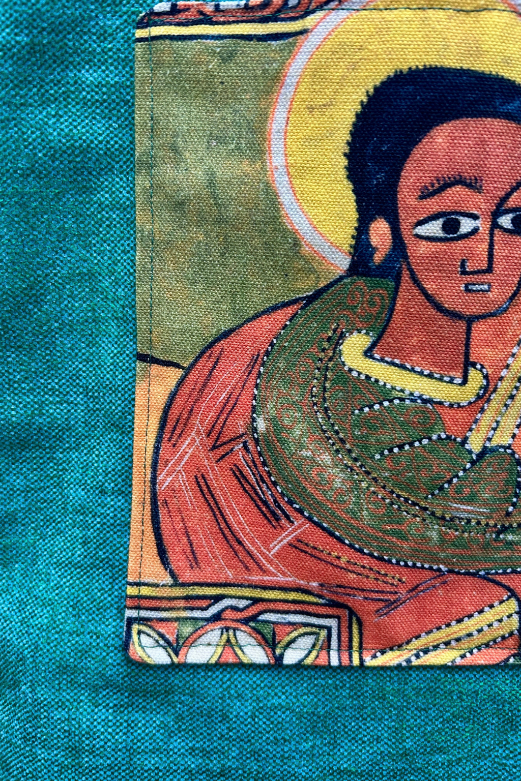Ethiopian Art Tote Bag - Green