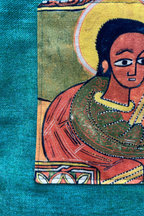 Ethiopian Art Tote Bag - Green