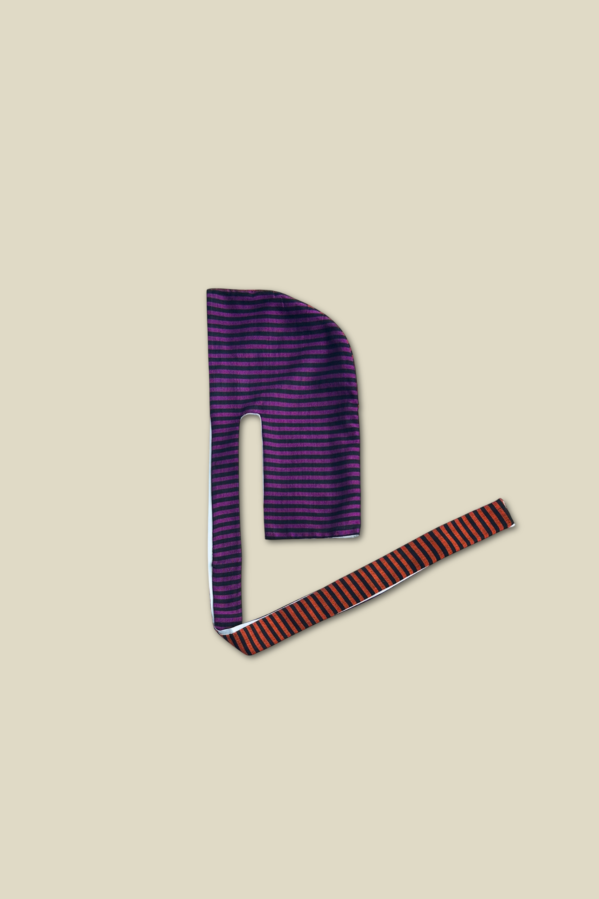 Purple Orange Habesha Durag