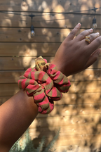 Pink Habesha Scrunchie