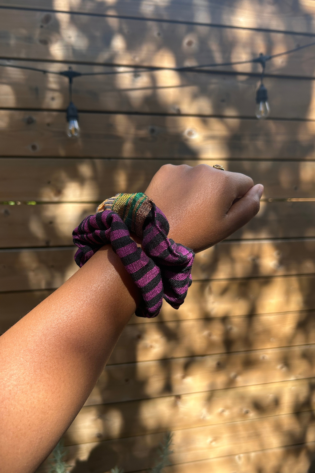 Purple Habesha Scrunchie