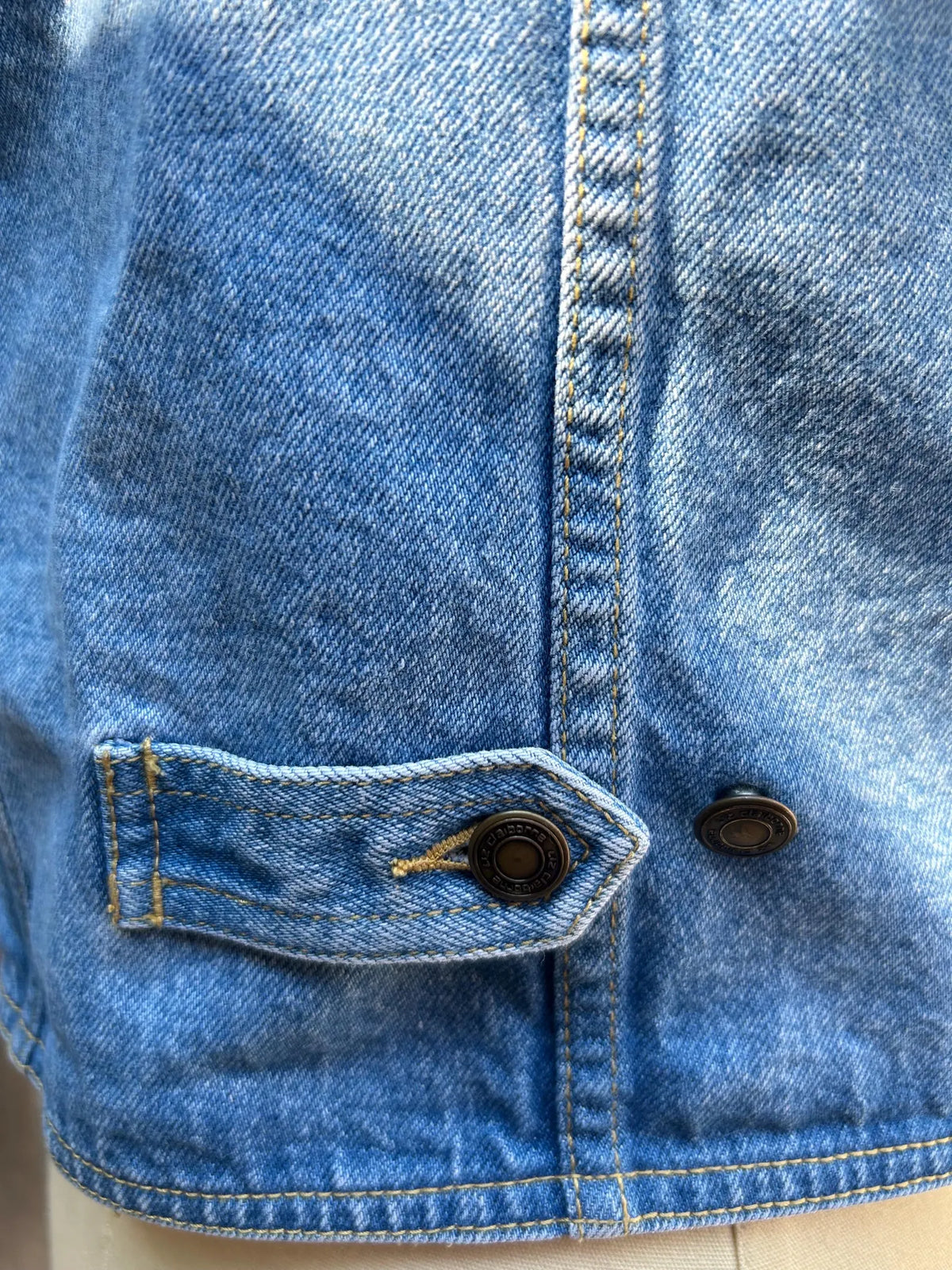 Ethiopian Flag Denim Vest