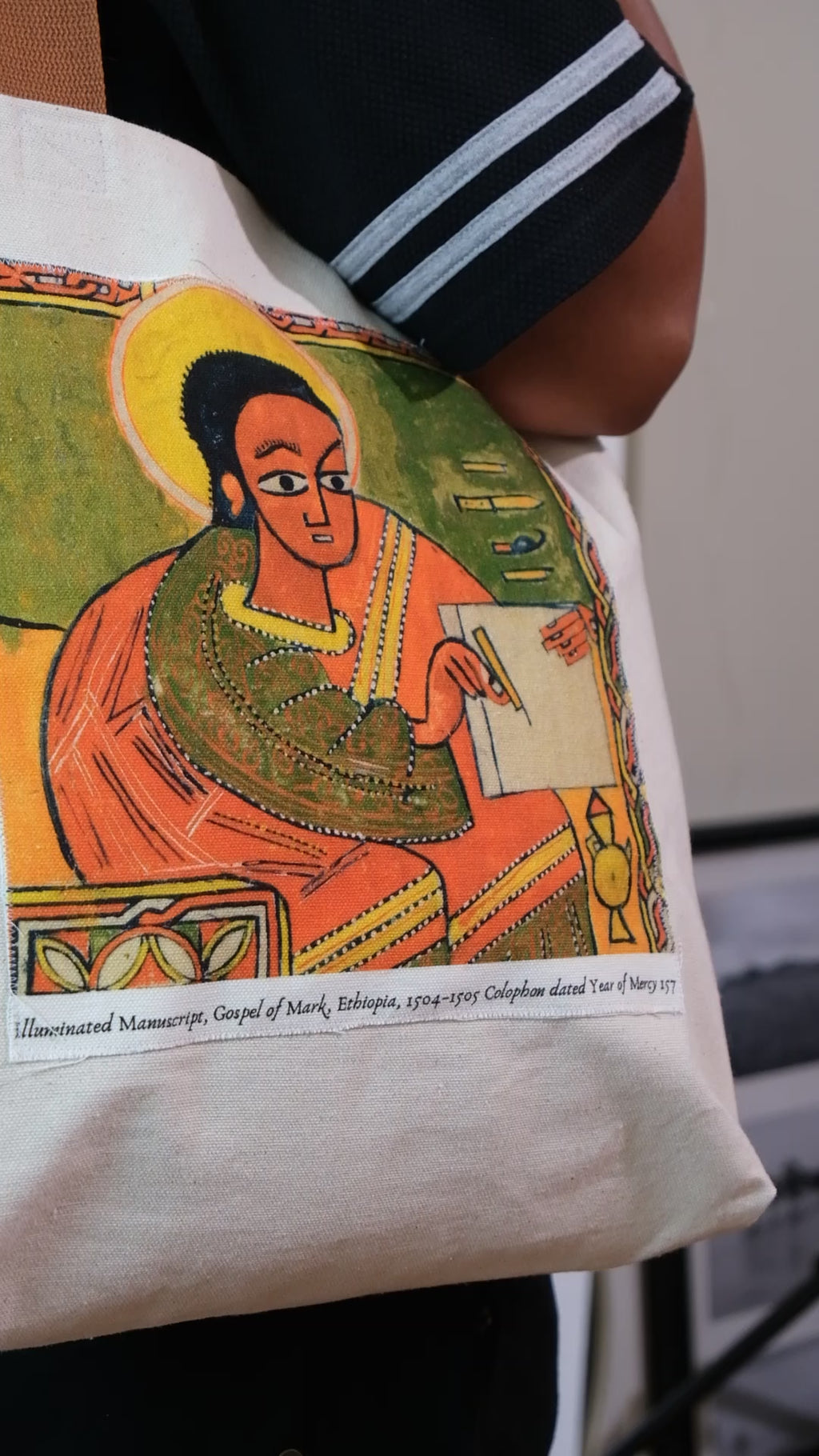Tote Bag St. Mark Ethiopian Art